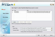 Wondershare PPT to Apple TV screenshot